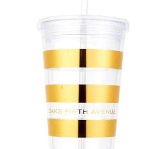 SAKS FIFTH AVENUE
Metallic Striped Tumbler